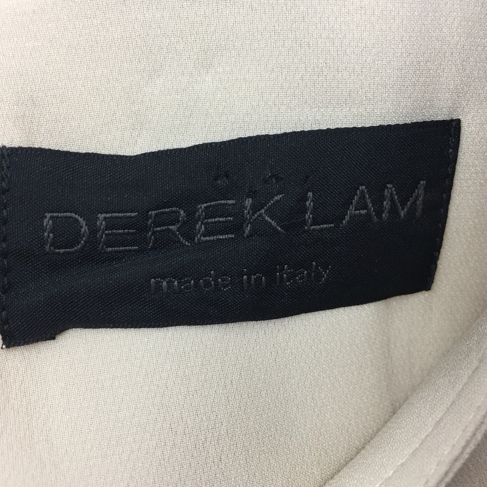 Derek Lam Dress Sz US 10 Shift Black White Silk - Picture 8 of 8